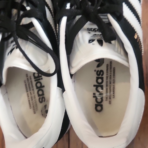 Adidas Gazelle Black & White Sneakers - Picture 2 of 6